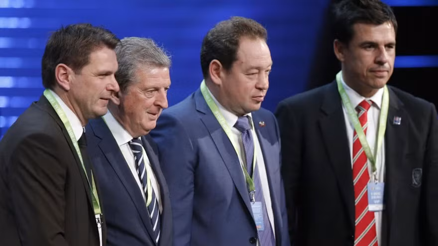 HLV Roy Hodgson và HLV Leonid Slutski.