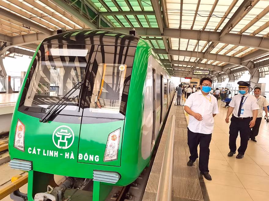 Đường sắt Cát Linh - Hà Đông được chủ đầu tư áp sai định mức nhân công, làm tăng chi phí hơn 222 tỷ đồng.