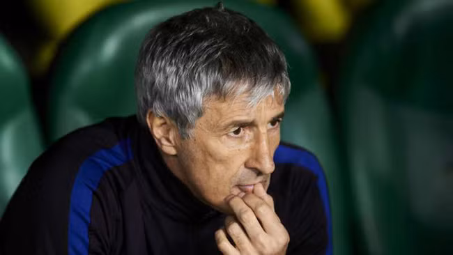 HLV Quique Setien thừa nhận khả năng bị sa thải ngay lập tức.