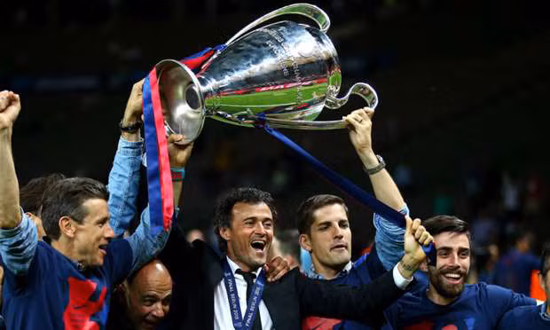 Enrique đã gia hạn hợp đồng với Barcelona.