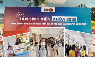 Sôi động tuần lễ chào đón tân sinh viên 2K7 của trường ĐH KHXH&NV (ĐHQG-HCM)