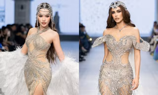 Hoa hậu MGI All Stars Vanessa Pulgarín tham gia show của NTK Nguyễn Minh Tuấn