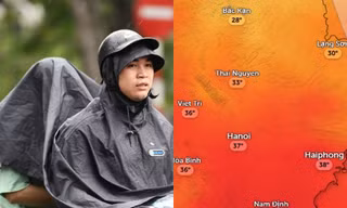 Hà Nội vừa hửng nắng ngắn ngủi, lại tiếp tục đón mưa kéo dài
