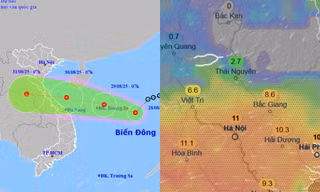 Áp thấp nhiệt đới 93W tiến vào miền Trung, có khả năng thành bão