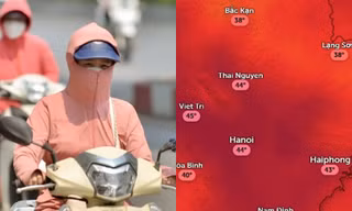 Thời tiết Hà Nội oi bức khi nắng nóng duy trì nhiều giờ trong ngày