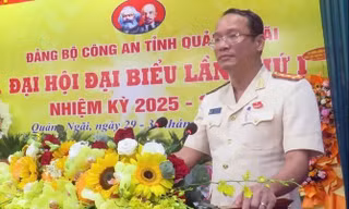 Đại tá Hồ Song Ân được chỉ định làm Bí thư Đảng ủy Công an tỉnh Quảng Ngãi
