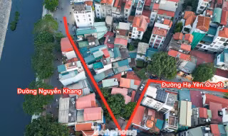 Tuyến đường vướng mộ tổ gây ùn tắc kéo dài tại Hà Nội