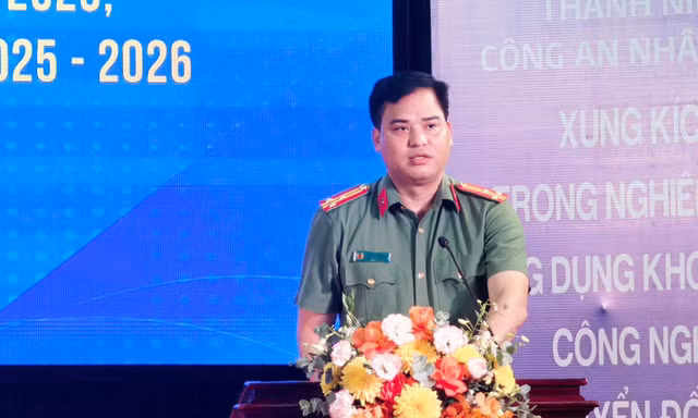 Thượng tá Đồng Đức Vũ được chỉ định giữ chức Trưởng ban Ban Thanh niên Công an nhân dân