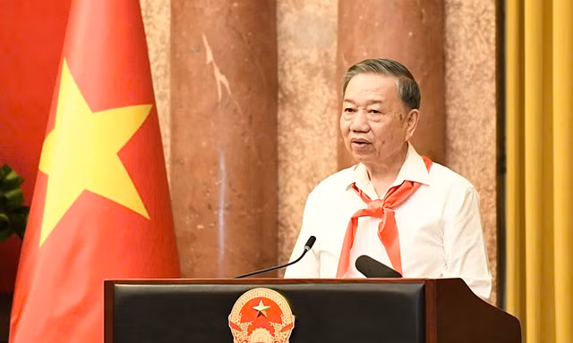 Tổng Bí thư, Chủ tịch nước Tô Lâm: 'Phấn đấu hôm nay là đội viên tốt, ngày mai là công dân tốt'