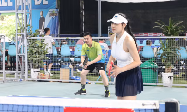 Sôi nổi giải pickleball thanh niên 'Đại đoàn kết'