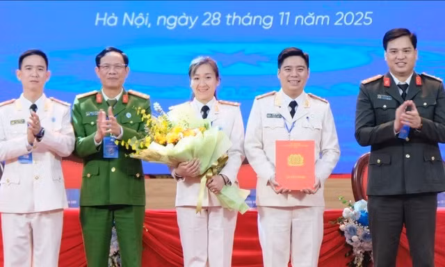 Thượng úy Dương Hải Anh được chỉ định giữ chức Trưởng Ban Thanh niên Bộ Tư lệnh Cảnh sát cơ động 