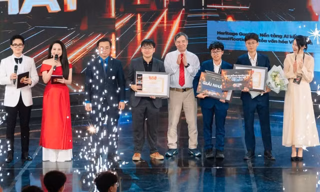 Xây dựng không gian khám phá di sản giành giải Nhất thi sáng tạo cùng AI