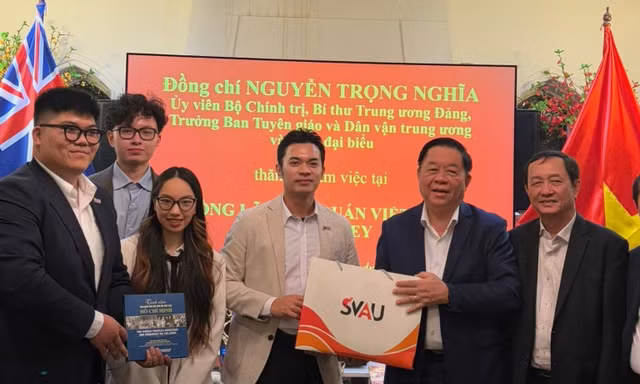 Hội Sinh viên Việt Nam tại Úc diện kiến Bí thư Trung ương Đảng Nguyễn Trọng Nghĩa