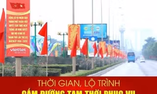 Công an Thanh Hóa tổ chức phân luồng giao thông phục vụ Đại hội Đảng bộ tỉnh