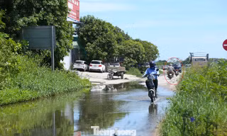 Tuyến đường cứ mưa là ‘ngập cả tuần’