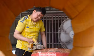 Rộn vang làng trống ngày Tết ở Nghệ An