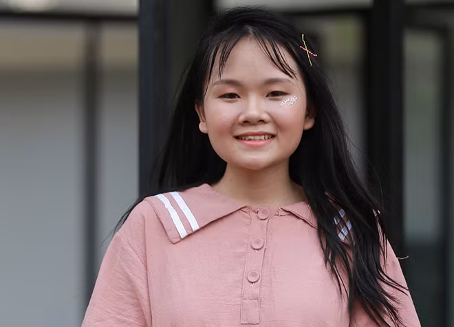 Nguyễn Thị Thanh Trâm, sinh viên Trường Khoa học xã hội và Nhân Văn, Hà Nội