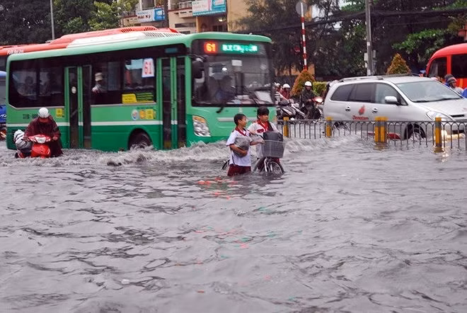 Mưa lớn 3 ngày tới ở Nam Bộ và Tây Nguyên