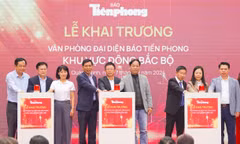 Báo Tiền Phong khai trương Văn phòng đại diện khu vực Đông Bắc Bộ 