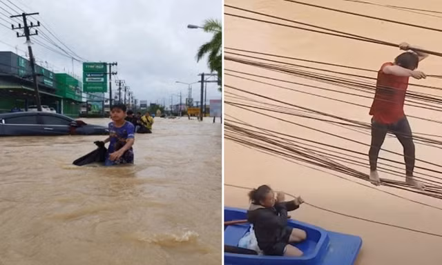 Lũ lụt nghiêm trọng ở Thái Lan: Đi cứu chồng của bạn, phát hiện sự thật phũ phàng