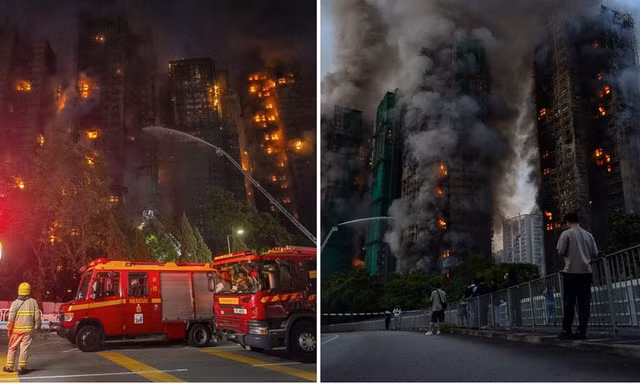 Hỏa hoạn ở Hong Kong: Tìm thấy gì trong tòa nhà duy nhất không bị cháy?