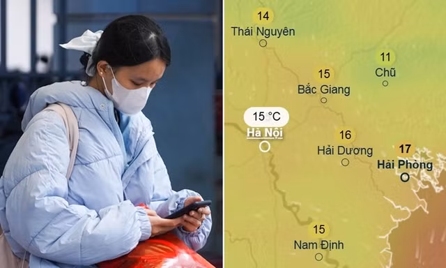 Không khí lạnh tăng cường: Hà Nội rét nhất vào thời điểm nào và có mưa không?