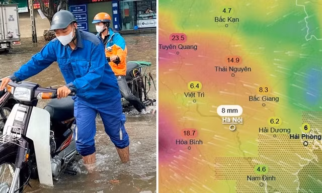 Hà Nội sẽ chịu ảnh hưởng bão Bualoi mạnh hơn Ragasa, dự báo hôm nào mưa lớn?