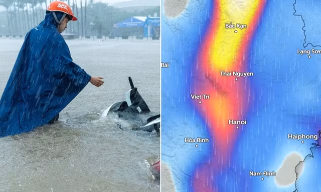 “Hội tụ gió” là gì, vì sao gây mưa lớn và sấm sét ở Hà Nội sau bão số 11?