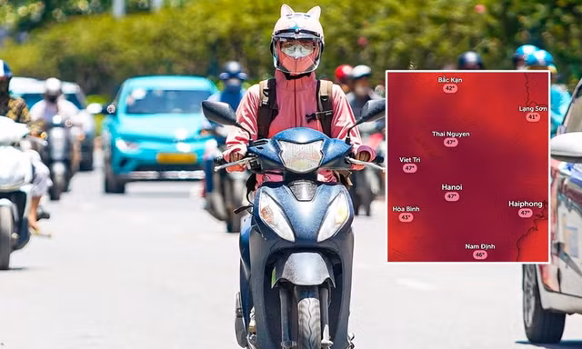 Hà Nội ghi nhận nhiệt độ cao nhất cả nước trong đợt nắng nóng tháng 5 