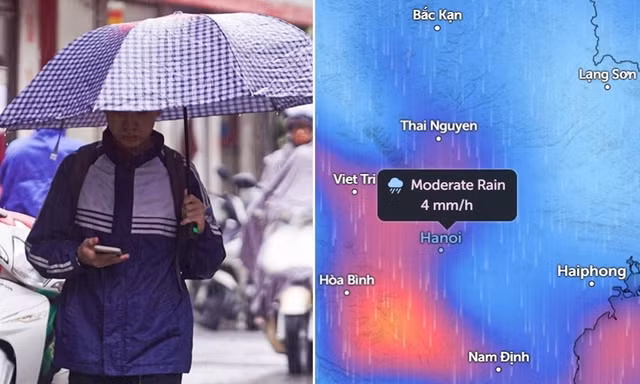 Hà Nội mưa đến bao giờ sau bão số 10 Bualoi, dự báo hôm nào mới tạnh hẳn?