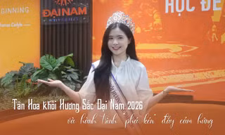 Tân Hoa khôi 'Hương sắc Đại Nam 2026' và hành trình 'phá kén' đầy cảm hứng