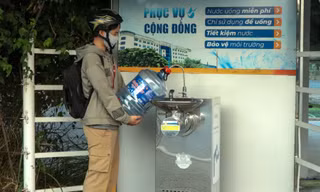 Thêm 1 điểm nước uống miễn phí cho sinh viên Khu đô thị ĐHQG-HCM