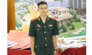 Nam sinh viên người Tày và chặng đường theo đuổi ước mơ màu xanh áo lính