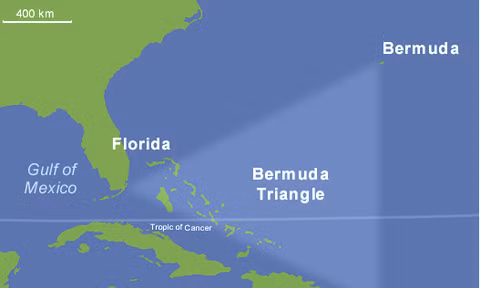 Cấu trúc kỳ lạ dưới ‘Tam giác quỷ’ Bermuda