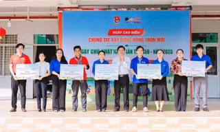 Sôi nổi Ngày hoạt động cao điểm ‘Tình nguyện chung tay xây dựng nông thôn mới’