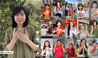 Sôi nổi trào lưu tập ngôn ngữ ký hiệu theo OST phim 'Mưa đỏ'
