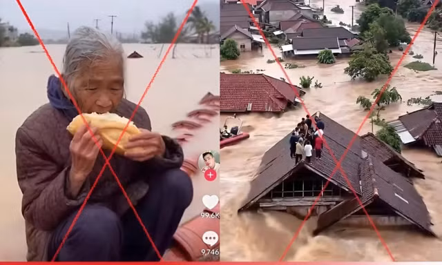 Ma trận tin giả lũ lụt