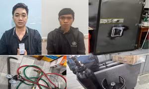 Bắt giữ 2 đạo chích đột nhập tiệm vàng