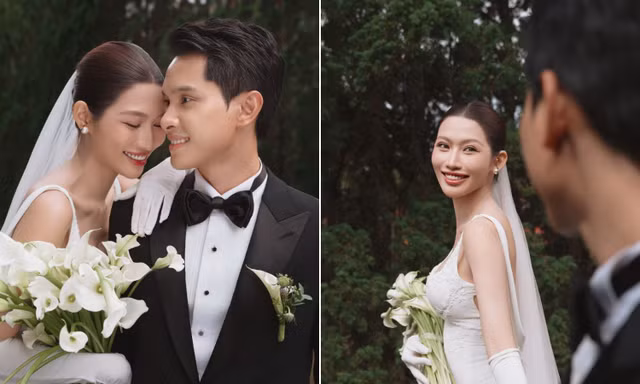 Á hậu Chế Nguyễn Quỳnh Châu khoe ảnh cưới chụp tại Đà Lạt, hôn lễ diễn ra ở đâu?