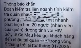 Thực hư thông tin nhân viên nhà hàng ở Cà Mau nhiễm HIV gây xôn xao