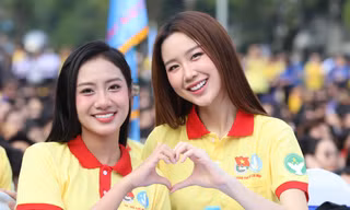 Hoa hậu Trúc Linh, Bảo Ngọc, Thanh Thủy rạng rỡ ra quân hoạt động tình nguyện đầu năm 