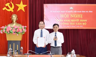 Công bố quyết định của Ban Thường vụ Tỉnh ủy Hà Tĩnh về công tác cán bộ