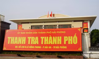 Thanh tra Hải Phòng thông tin về việc tiếp nhận công chức Thanh tra Sở Xây dựng