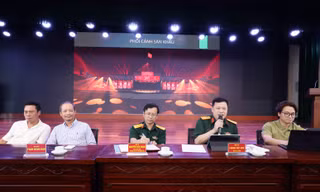 Loạt súng thần công sẽ xuất hiện trong cầu truyền hình ‘Dưới cờ vinh quang’