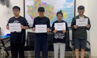 4 bị can trong vụ án.