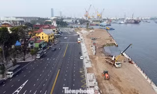 Lãnh đạo TP Hải Phòng ra 'tối hậu thư', gấp rút thi công dự án cải tạo bờ sông Tam Bạc