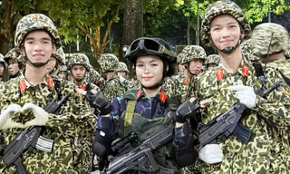 Bóng hồng gen Z tài sắc của Khối nữ chiến sĩ Biệt động