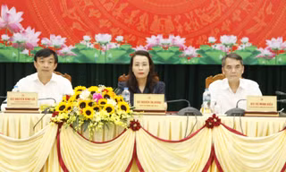 Họp báo thông tin về Đại hội Đảng bộ tỉnh Bắc Ninh lần thứ XVI, nhiệm kỳ 2025 - 2030. Ảnh: Nguyễn Thắng