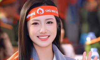 Hoa hậu Hà Trúc Linh và dàn người đẹp tiếp lửa ngày hội Chủ Nhật Đỏ