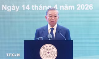 Tổng Bí thư, Chủ tịch nước Tô Lâm phát biểu chính sách tại Đại học Thanh Hoa 